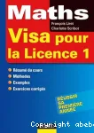 Maths, visa pour la licence 1 : résumé de cours, méthode, exemples, exercices corrigés