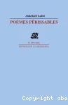 Poèmes périssables : poèmes