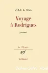 Voyage à Rodrigues, journal