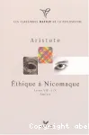 Ethique à Nicomaque : livres VIII et IX