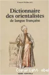 Dictionnaire des orientalistes de langue francaise