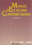 Manuel d'économie contemporaine