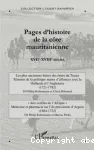 Pages d'histoire de la cote mauritanienne : XVIIe-XVIIIe siècles