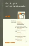 Critique internationale, n° 20 (2003). Violences islamistes