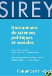 Dictionnaire de sciences politiques et sociales